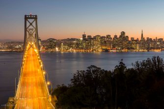 San Francisco Skyline bei Nacht